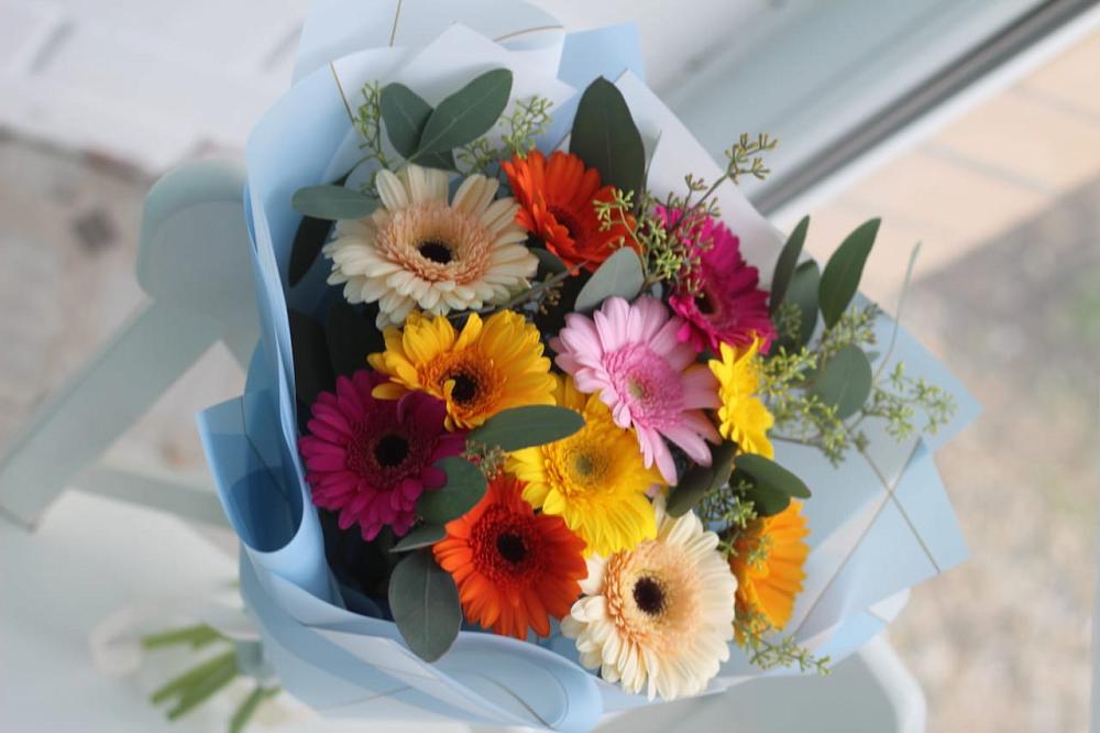 Букет цветов из: Герберы в Никольском Воронежской области