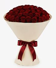 Букет 101 Бордовая роза Блэк Бакарра в Никольском Воронежской области