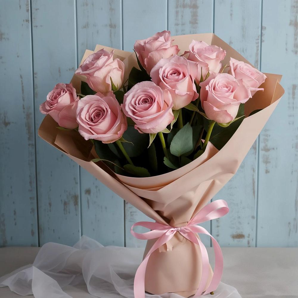 Букет цветов из: Розы в Никольском Воронежской области