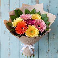 Букет цветов из:  Герберы в Никольском Воронежской области