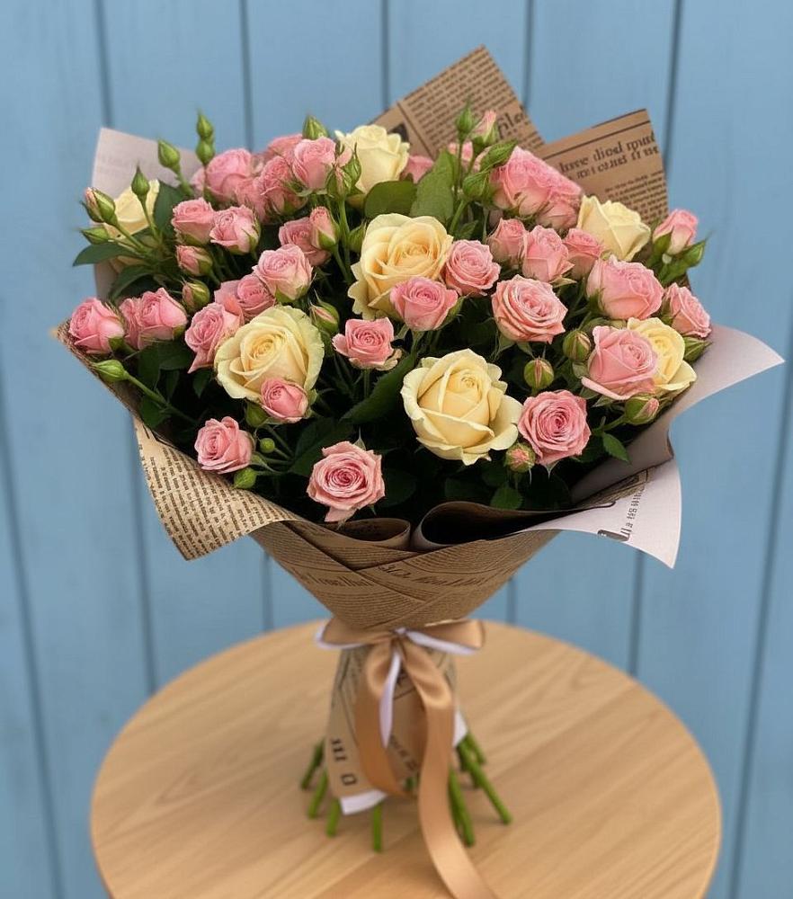 Букет цветов из: Розы в Никольском Воронежской области