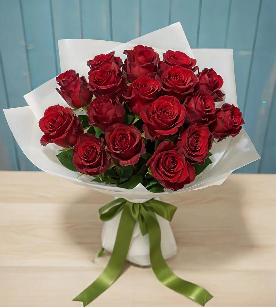 Букет Красные розы в Никольском Воронежской области