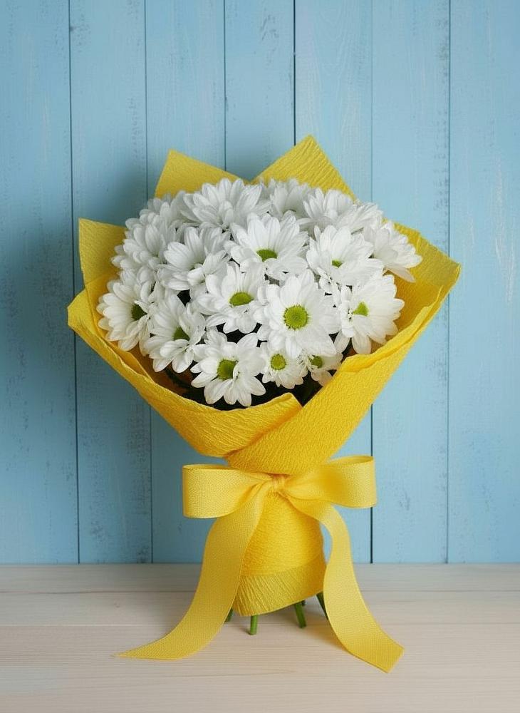 Букет цветов из: Хризантемы в Никольском Воронежской области