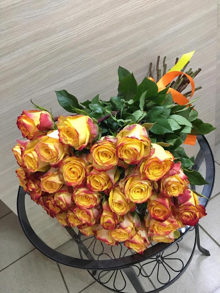 Букет Желтые розы в Никольском Воронежской области