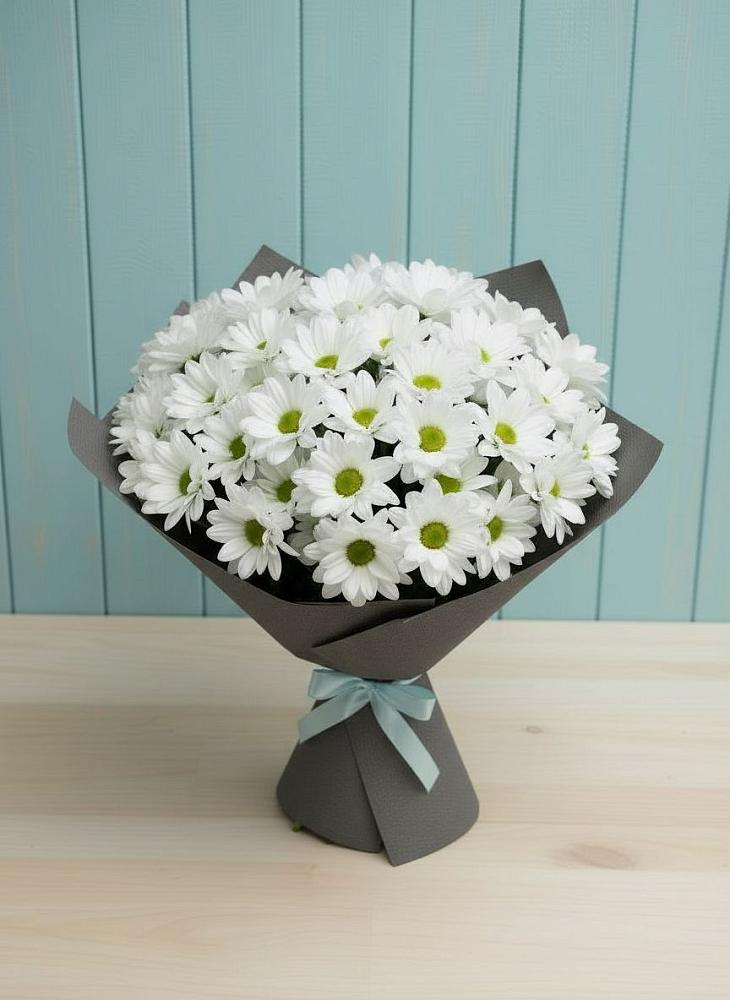 Букет цветов из: Хризантемы в Никольском Воронежской области