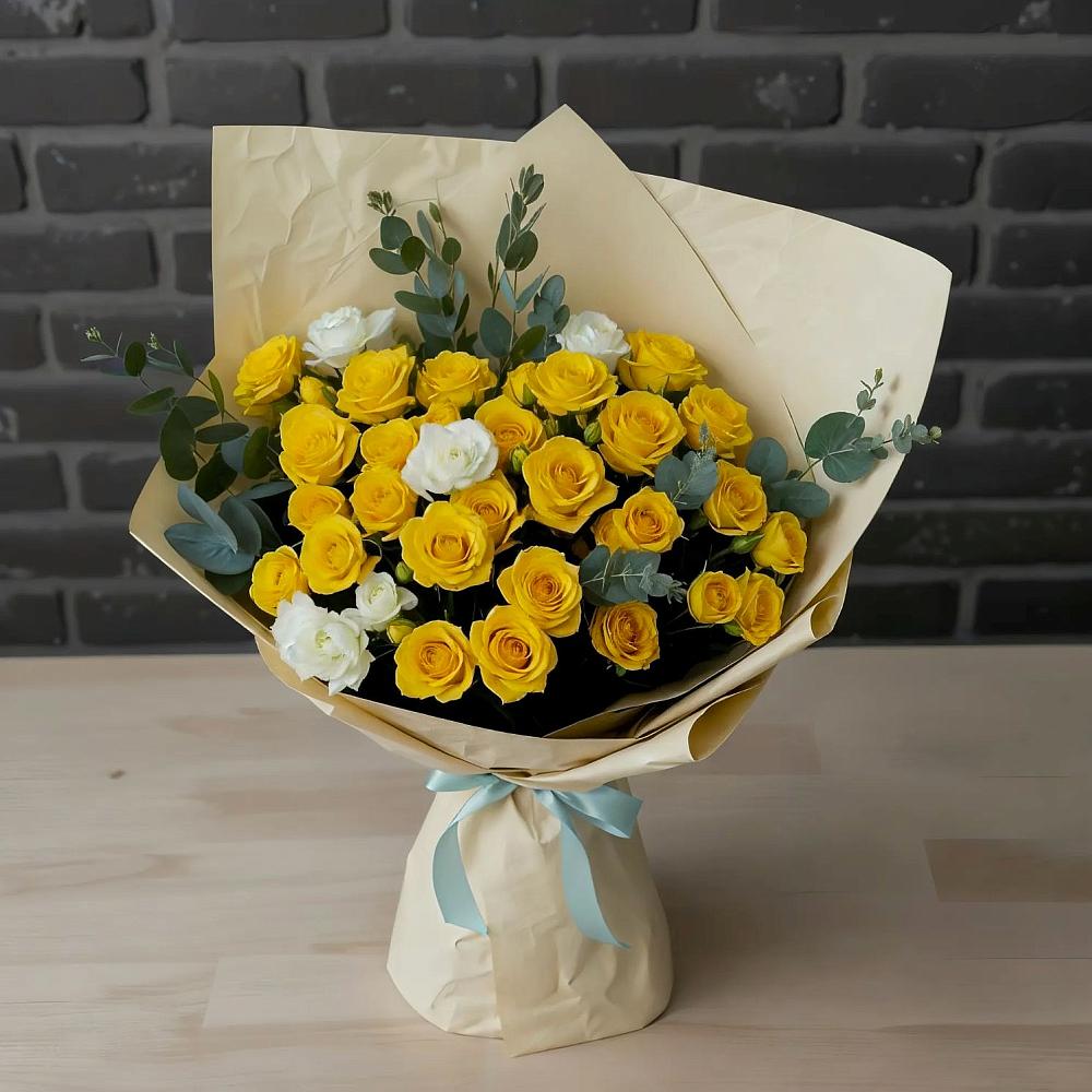 Букет цветов из: Розы в Никольском Воронежской области