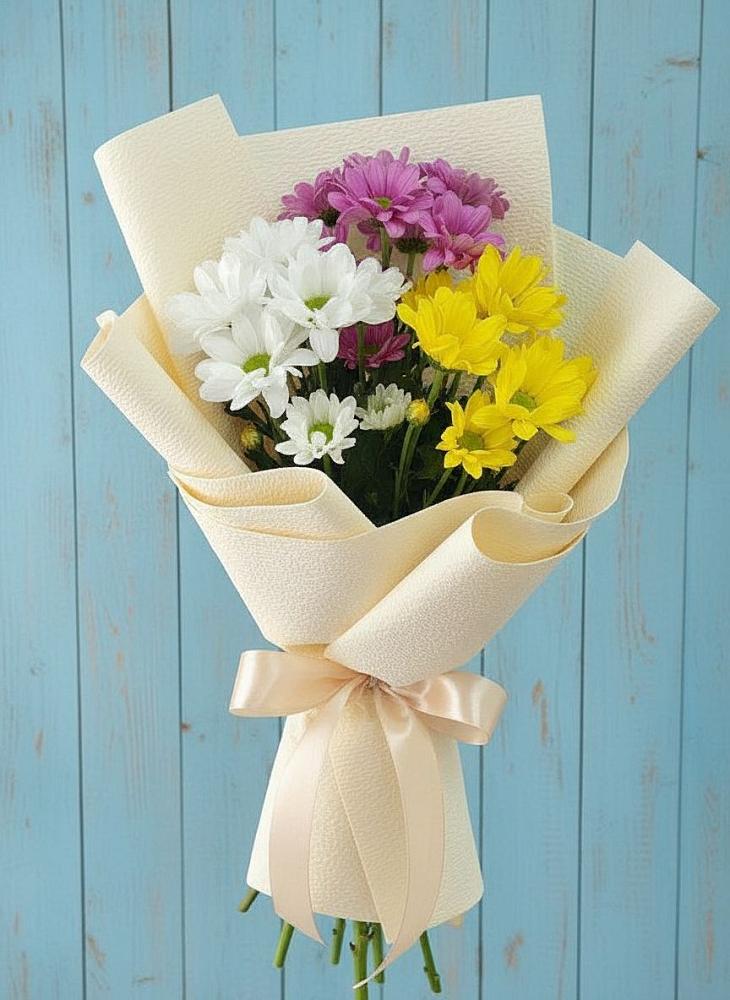 Букет цветов из: Хризантемы в Никольском Воронежской области