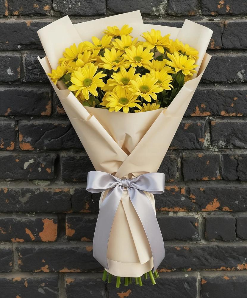 Букет цветов из: Хризантемы в Никольском Воронежской области