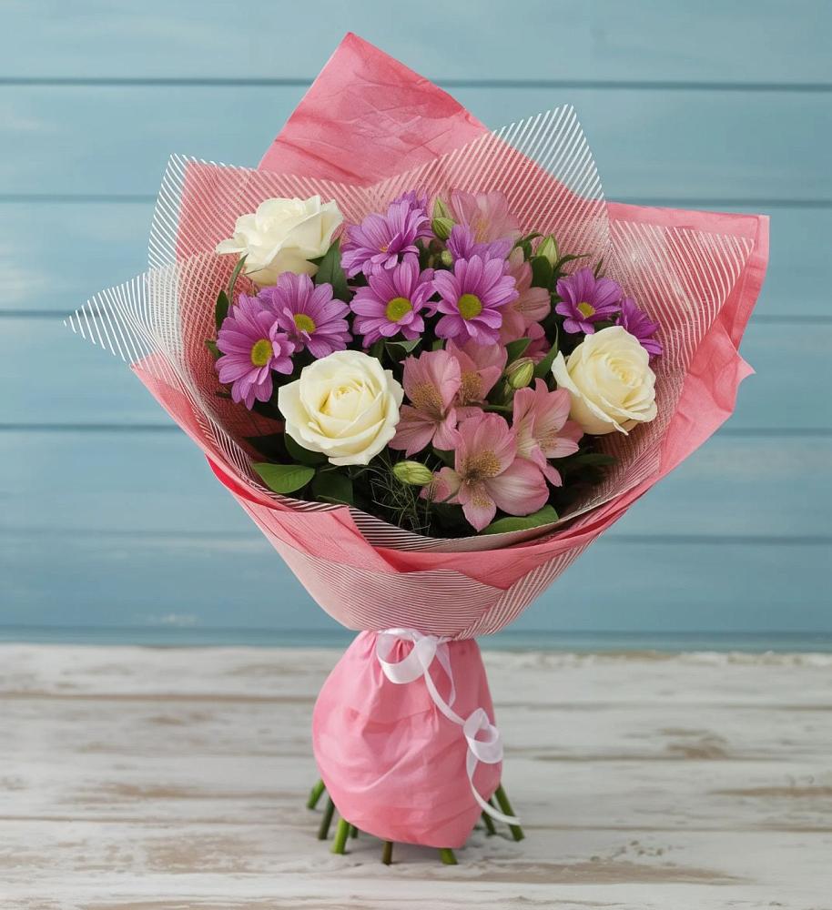 Букет цветов из: Герберы в Никольском Воронежской области