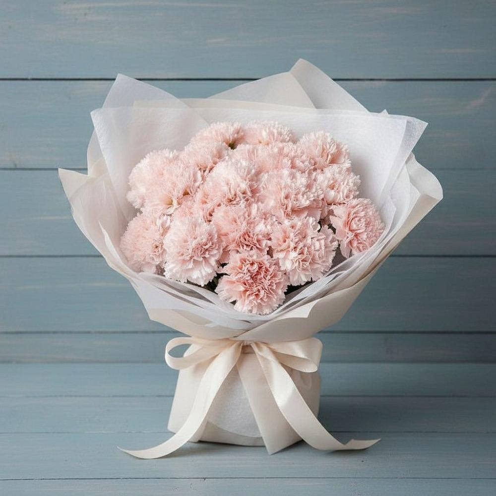 Букет цветов из: Гвоздики в Никольском Воронежской области