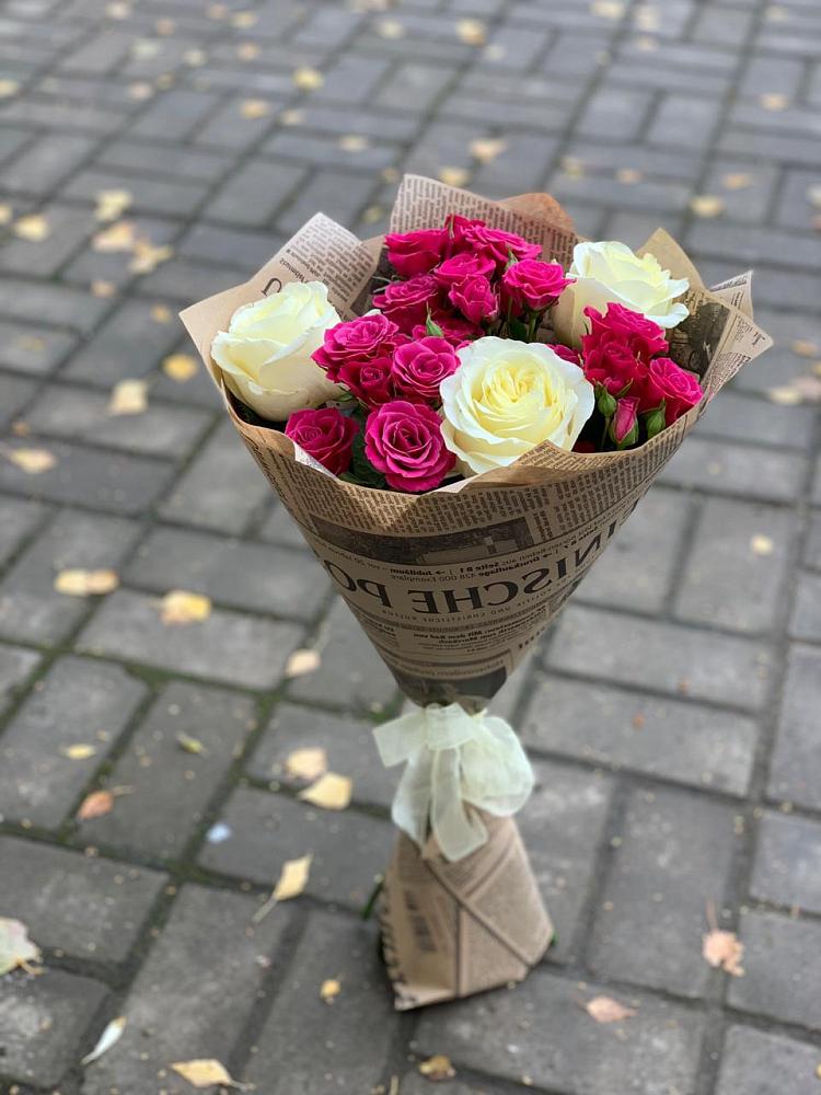 Букет цветов из: Розы в Никольском Воронежской области